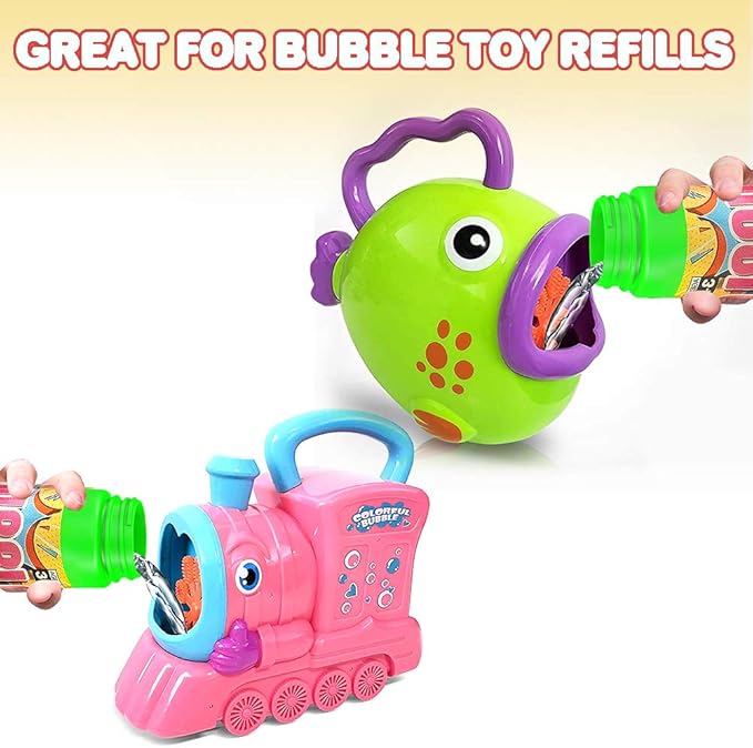 ArtCreativity Bubble Bottles with Wand - 24 Pack Bubbles for Kids Bulk Party Favors, Outdoor Summer Toys, Birthday Goodie Bag Fillers, Bulk Bubbles for Kids in Assorted Colors