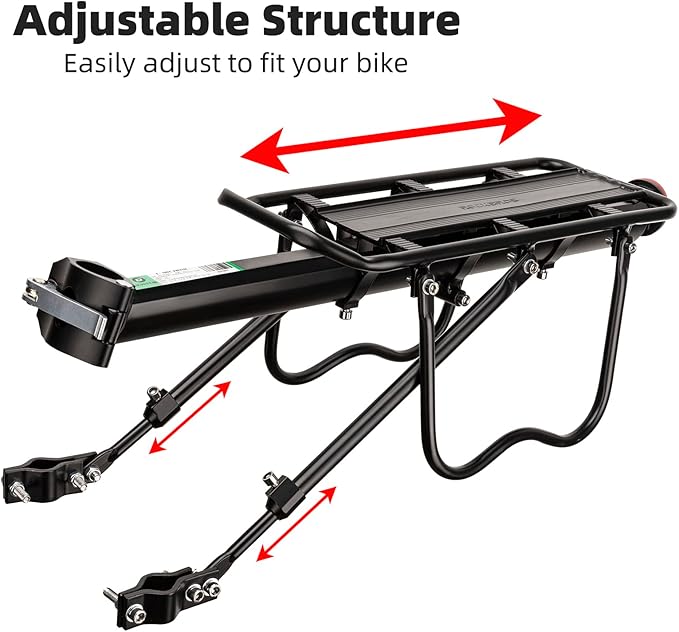 ROCKBROS Rear Bike Rack Quick Release Bike Cargo Rack Luggage Bike Rack Rear Mountain Bike Rack