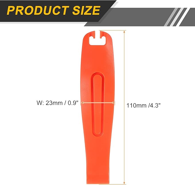 HARFINGTON Bicycle Tire Levers Ultra-Strong & Lightweight POM Tire Removal Tool Non-Slip Grip for Road Mountain