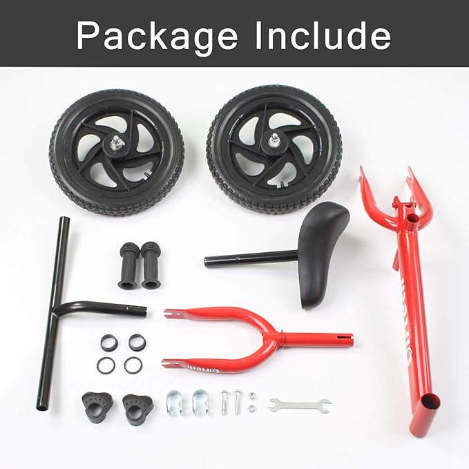 Birtech Balance Bike for 2,3,4,5 Year Old Kids, 12 Inch Toddler Balance Bike Kids Indoor Outdoor Toys, No Pedal Training Bicycle with Adjustable Seat Height, Airless Tire, Black