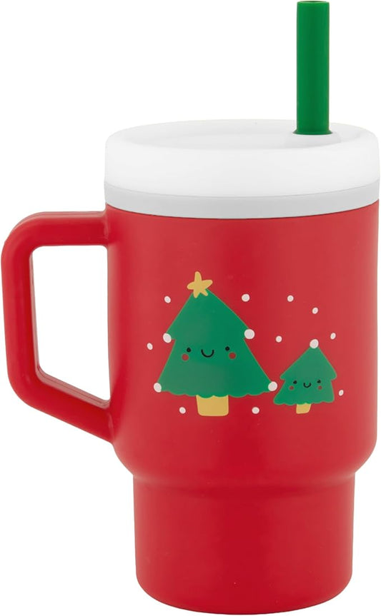 Infantino My 1st Tumbler, Silicone Sippy Cup with Straw & Handle, Spill-Resistant Baby Cup for On-the-Go, BPA-Free Transition Bottle