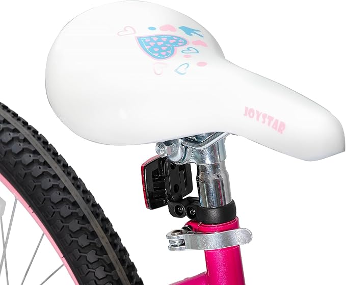 JOYSTAR Angel Girls Bike for Toddlers and Kids Ages 2-13 Years Old, 12 14 16 18 20 Inch Kids Bike with Training Wheels & Basket, 20 24 Inch Girls Bicycle with Handbrake & Kickstand