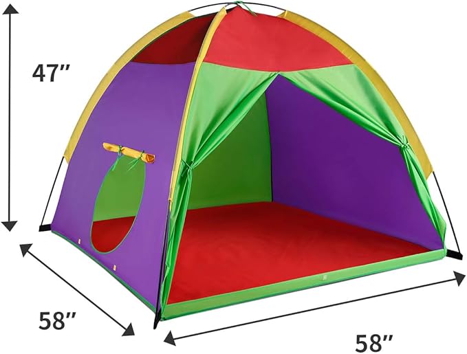 Alvantor Kids Tents Indoor Children Play Tents For Toddler Tents For Kids Pop Up Tent Boys Girls Toys Indoor Outdoor Play Houses Giant Party 58”x58"x47"
