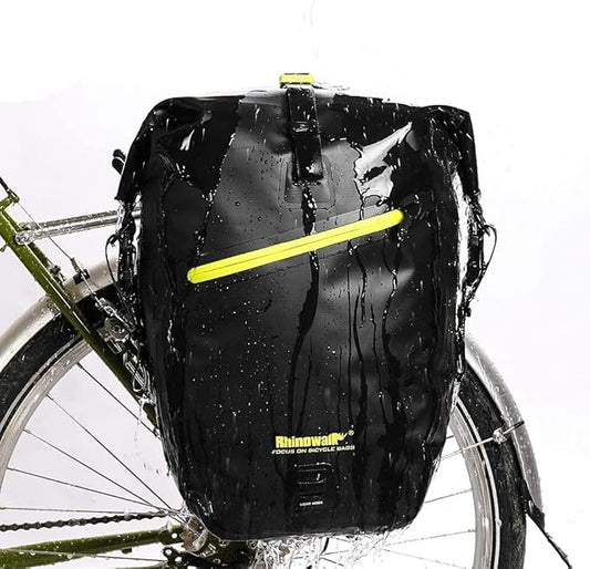 Rhinowalk Bike Bag Waterproof Bike Pannier Bag for Bicycle Cargo Rack Saddle Bag Shoulder Bag Laptop Pannier Rack Bicycle Bag Professional Cycling Accessories