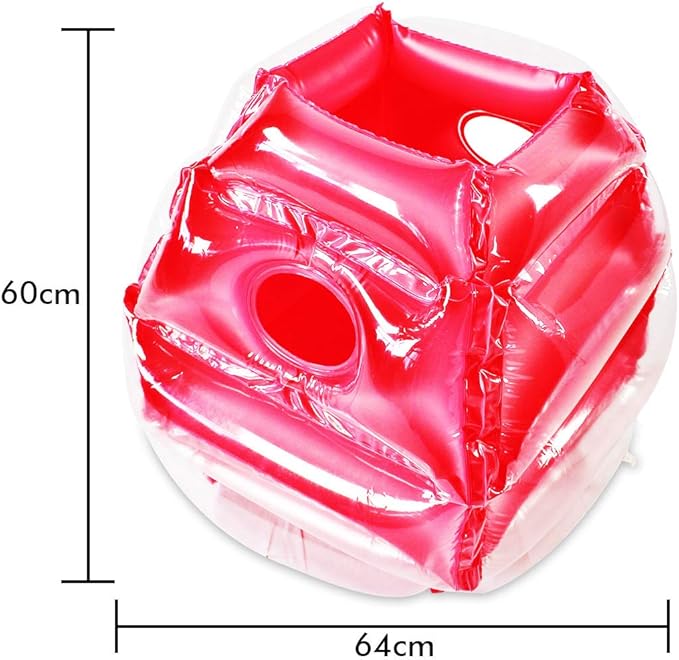 SUNSHINE-MALL 2 pc Sumo Balls for Kids, Bubble Bounce Ball, Lawn Game for Child Outdoor Team Gaming Play, Ages 3-12 (24 inch, 2 pcs)