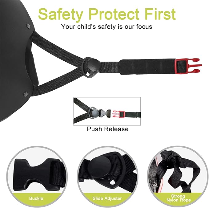 BURSUN Kids Bike Helmet Ventilation & Adjustable Toddler Helmet for Ages 2-14 Kids Boys Girls Multi-Sport Helmet for Skateboard Roller Skateing Bicycle Scooter blance Bike