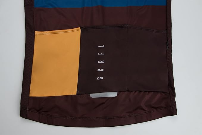 Men's Cycling Jersey Set Cycling Kit Bicycle Jersey Rear Zipper Pocket Bike Bib Shorts with Pockets Race Fit High Density Pad