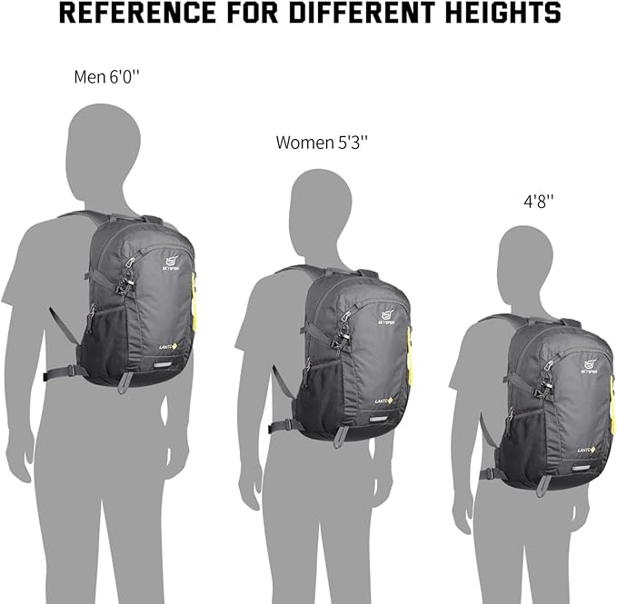 SKYSPER Small Hiking Backpack, 20L Lightweight Travel Backpacks Hiking Daypack for Women Men