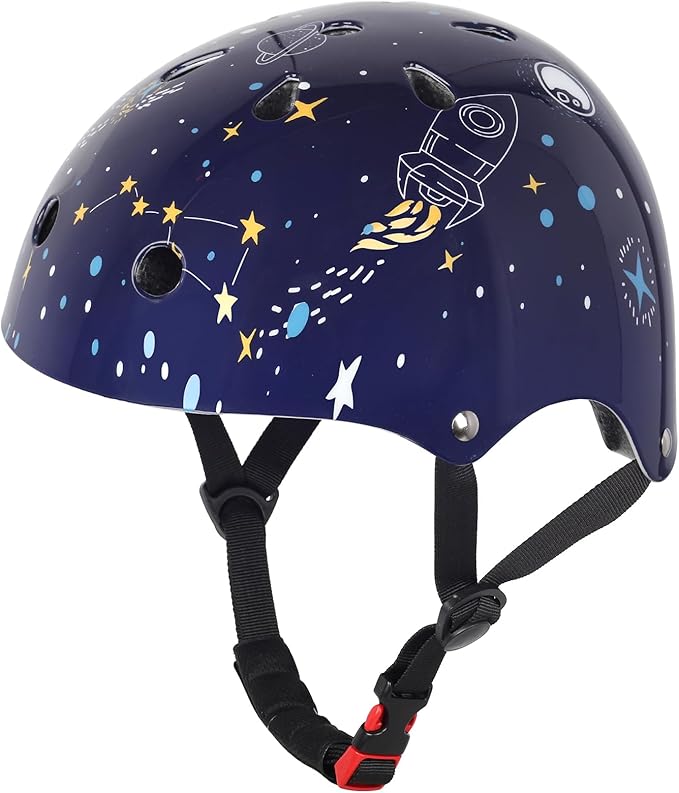 Kids Toddler Bike Helmet for Boys Girls, Adjustable Bicycle Helmet from Infant Baby to Children, Multi-Sport for Scooter Skateboard Roller/Inline Skate