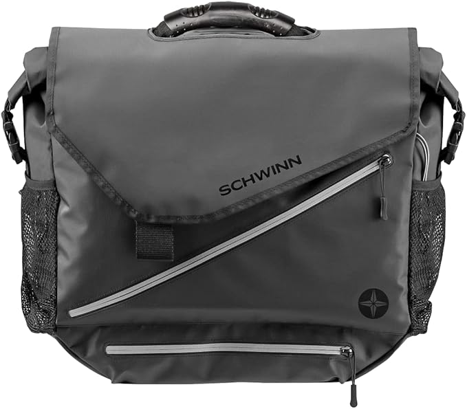 Schwinn Bike Bag, Pannier and Storage, Easy to Attach, Hold Cell Phones, Snacks, Wallet, Mounted Bicycle Accessories