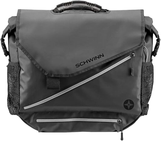 Schwinn Bike Bag, Pannier and Storage, Easy to Attach, Hold Cell Phones, Snacks, Wallet, Mounted Bicycle Accessories