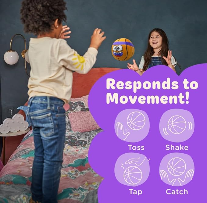 Move2Play, Hilariously Interactive Toy with Music & Sound Effects | Birthday Gift for Boy & Girl | Ball for Toddler & Baby | 6, 12, 18+ Months | 1, 2, 3+ Year Old