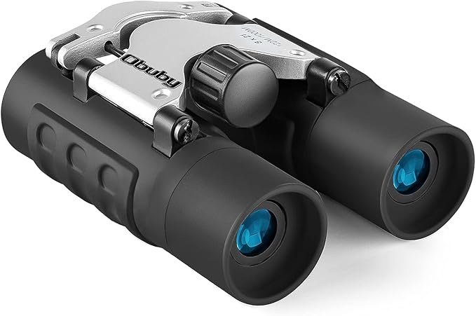 Obuby Real Binoculars for Kids Gifts for 3-12 Years Boys Girls 8x21 High-Resolution Optics Compact Toy Binocular for Bird Watching,Travel, Camping