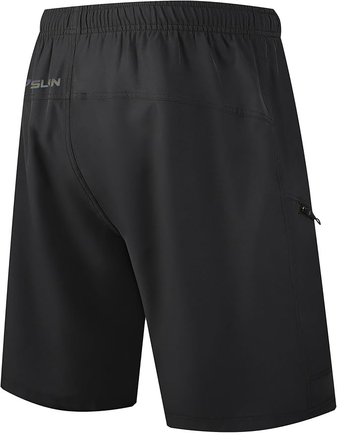 Men's Mountain Bike Shorts 3D Padded Baggy Bicycle Riding Cycling Shorts Quick Dry Lightweight Biking Shorts