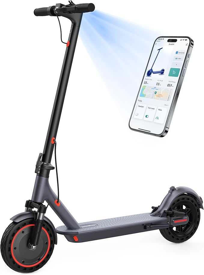Electric Scooter for Adults, 8.5/10/14" Tires, 19/22Mph, 350W/500W Motor, 21-28 Miles Range, Folding E-Scooter with Dual Suspension,APP(V1/SPRO/MAX/PRO/X1/X1PRO)