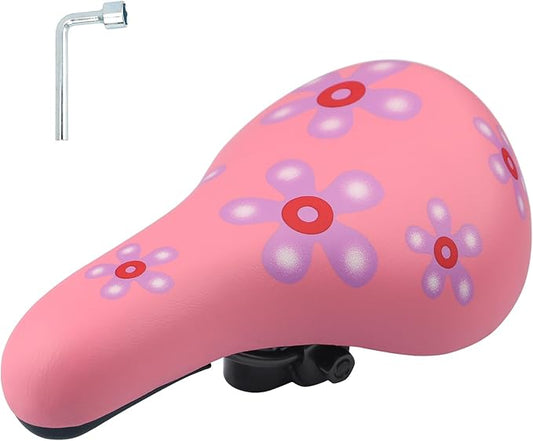 WEEROCK Kids Bike Seat, Child Bike Seats for 14" 16" 18" 20" 24" Kid Bicycle, Kids Bike Replacement Saddle for Boys Girls Bicycles