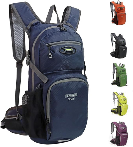Hiking Daypack Waterproof Biking Backpack 15L Lightweight Durable Backpack for Ski Snowboarding Running MTB Cycling