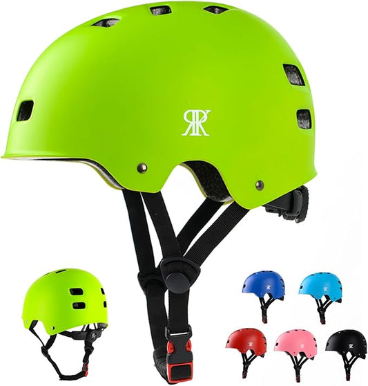 Youth Kids Bike Helmet, Skateboard Bicycle Helmet for Age 5-8-10-12-14 Teen Boys Girls Adjustable and Multi-Sport for Scooter Roller/Inline Skate