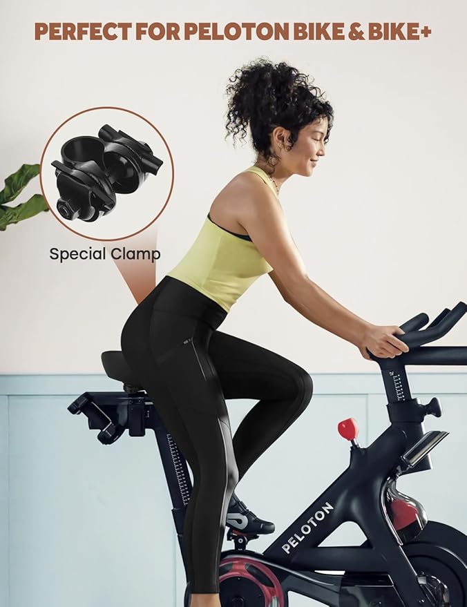 Extra Oversized Bike Seat Cushion for Peloton Bike & Bike+, Comfort Bicycle Seat Replacement for Men Women, Wide Bike Saddle Compatible with Peloton Accessories, Exercise, Electric, Cruiser Bikes