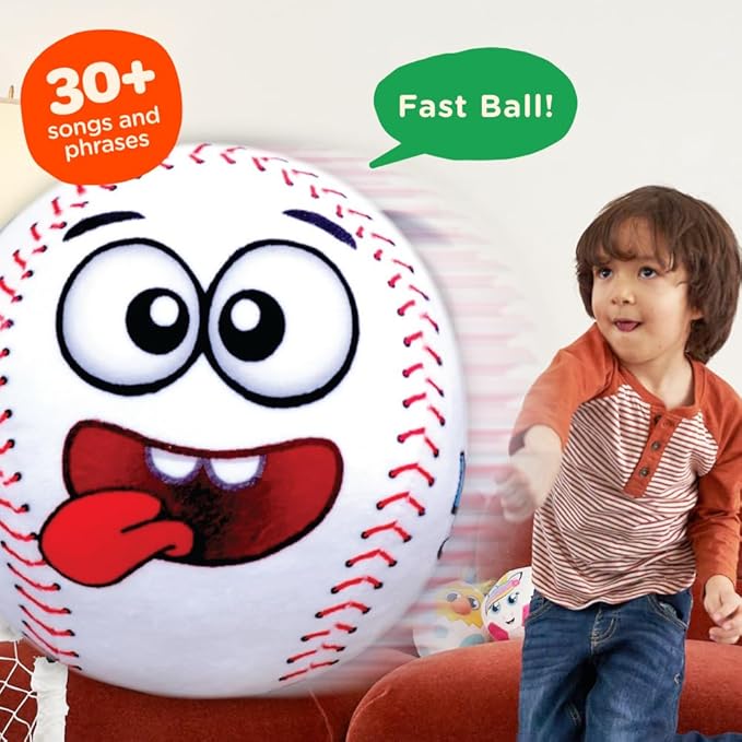 Move2Play, Hilariously Interactive Toy with Music & Sound Effects | Birthday Gift for Boy & Girl | Ball for Toddler & Baby | 6, 12, 18+ Months | 1, 2, 3+ Year Old