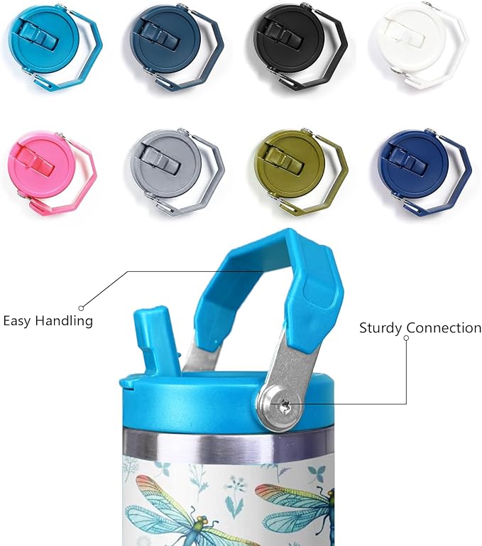 30 oz Dragonfly Tumbler With Lid and Straw,Dragonfly Reusable Water Bottle Cups Coffee Mug Travel Tumbler,Dragonfly Gifts for Women,Dragonfly Ornament, Stuff, Accessories