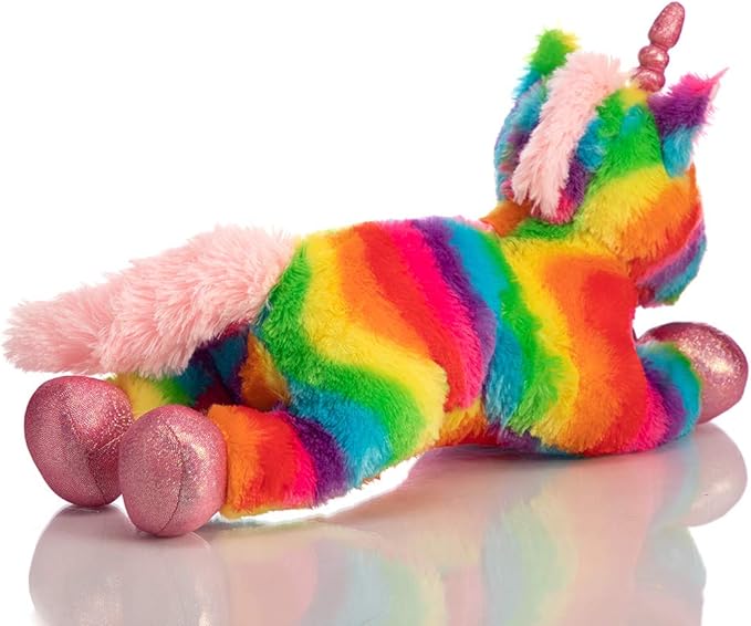 HollyHOME Plush Unicorn Stuffed Animals Rainbow Unicorn Toy Holiday Birthday Gift for Girls 16 Inch