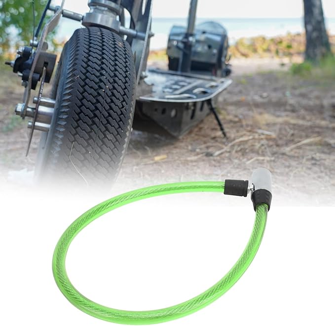 Bike Lock Cable with Key Steel Wire Portable Cable Lock Security Bike Lock for Bike Motorcycle Gate 3 Colors