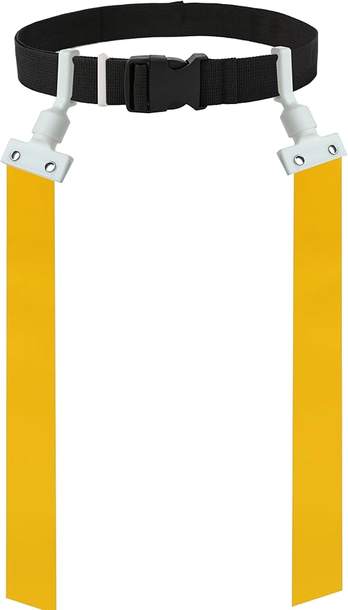 Gameday Flag Football Set – Kits for 2–14 Players w/Belts, Agility Cones & Carry Bag – Available in Multi Colors & Sizes