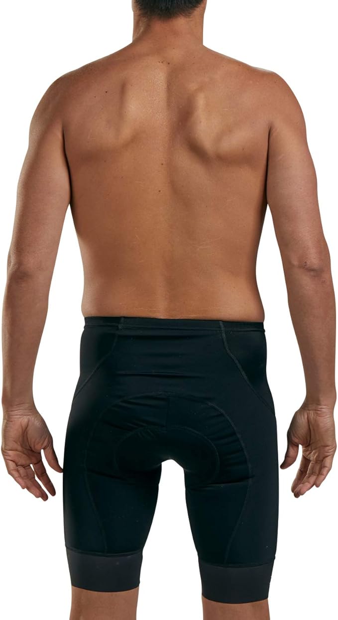 Zoot Men’s Core Cycle Shorts, Padded Performance 9-Inch Bicycle Shorts for Triathlons & Endurance Racing, UPF 50+ Fabric
