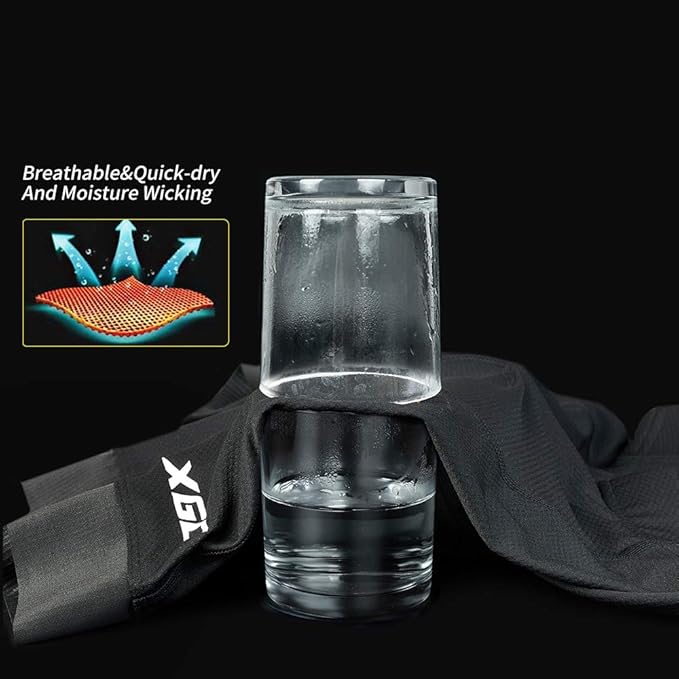 XGC Men's Cycling Underwear Shorts with High-Density High-Elasticity and Highly Breathable 4D Gel Padded