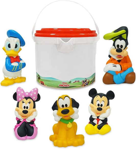 Disney Store Girl's Bath Set (Mickey and Friends) - Kids Bath Accessories with Beloved Disney Characters - Colorful and Fun Bath Time Essentials for Kids - Suitable for All Ages