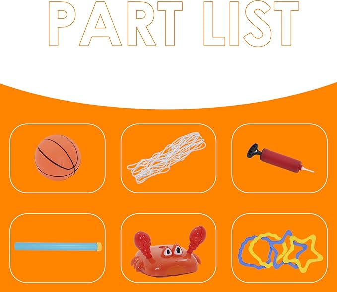 Toddler Basketball Hoop Indoor, 2 in 1 Sports Toy Set for Kids Basketball Hoop for Toddlers Indoor with Ring Toss Game