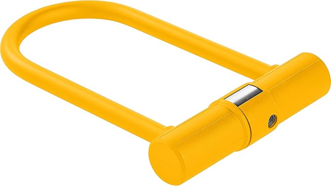 Retrospec Lookout U-Lock Bike Lock with 4Ft Security Cable, Heavy Duty Anti-Theft Bicycle Lock with 14mm Shackle, Pick Resistant & Secure Anti-Rotation Design