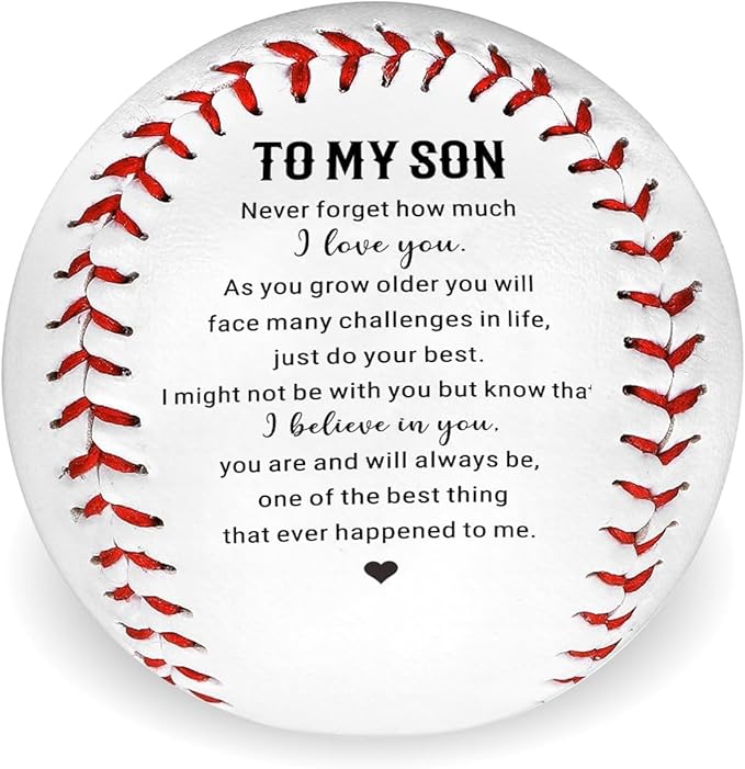 Fleure Esme Baseball Gifts for Son Boys 8-12 Son Gifts from Mom Dad Birthday Gifts for Son 6-8 Baseball Homerun Inspirational Stuff for Teen Boys Gift for Bonus Christmas Sweetest Day