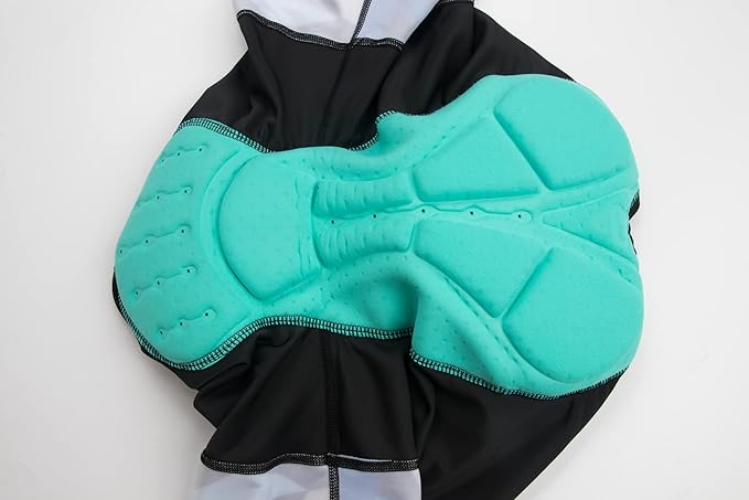 Coconut Ropamo CR Men's Cycling Jersey Set Road Bike Jersey Zipper Pocket Bib Shorts with 4D Padded Cycling Clothing Set