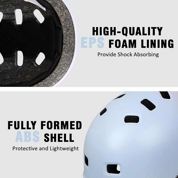 Youth Kids Bike Helmet, Skateboard Bicycle Helmet for Age 5-8-10-12-14 Teen Boys Girls Adjustable and Multi-Sport for Scooter Roller/Inline Skate