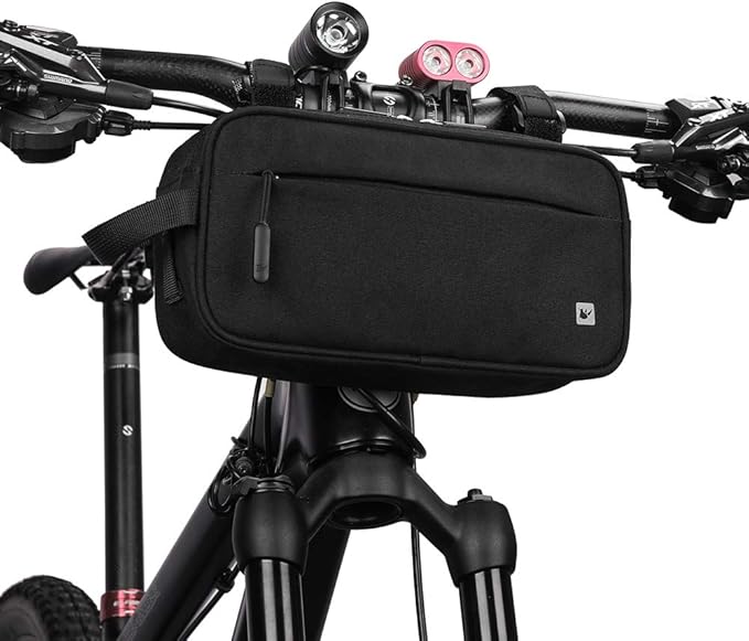 Rhinowalk Bike Handlebar Bag, Multifunctional Waterproof Mountain Bike Crossbar Front Bag Road Bike Basket Bicycle Frame Bag Waist Shoulder Bag Bicycle Bag Professional Cycling Accessories