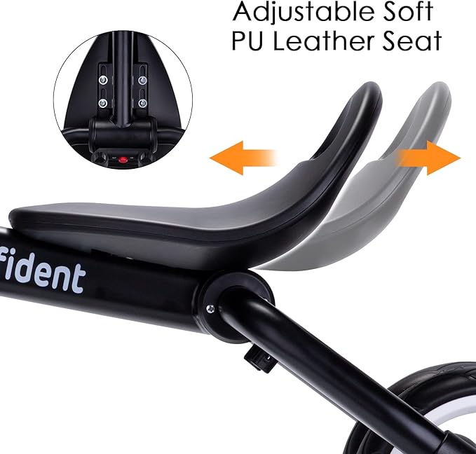 YGJT 4 in 1 Tricycle for Toddlers Age 2-5, Folding Toddler Bike Kids Trike Tricycles with Adjustable Seat and Removable Pedal, Baby Balance Bike Ride-on Toys Gift for Baby Boys Girls Birthday