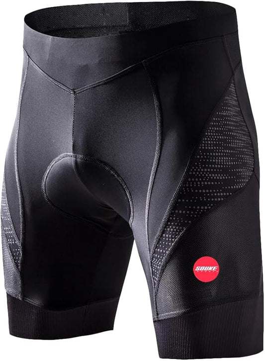 Men's Cycling Shorts Padded Bicycle Riding Half Pants Bike Biking Cycle Tights