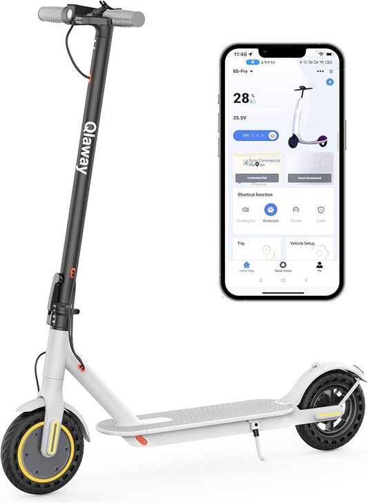 10/8.5" E Scooter for Adults 19-22 MPH Sport Escooter 350W/500W Motor, Electric Scooter 15-22 Miles Range, Bearing 265 LBS/APP Control,with Seat Parent ASIN: B0FHB4G2WQ