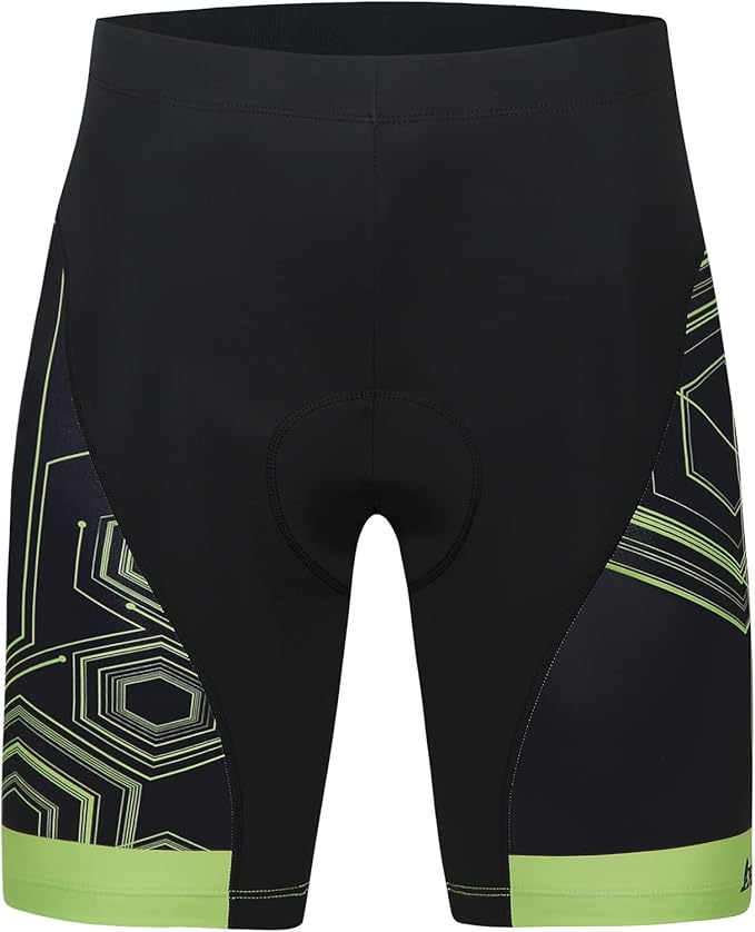 beroy Men's Comfortable Bicycle Cycling Pants, 3D Padded Bike Shorts