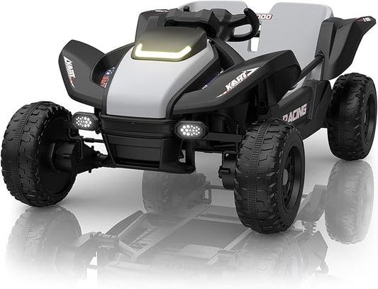 24V Ride On Toys for Big Kids, 24V 2 Seats, 4WD Ride on Car w/Remote Control, OP70 Electric Car with Multimedia Including Music, Story, Wireless Connection, Ideal Gift for Xmas & Birthday