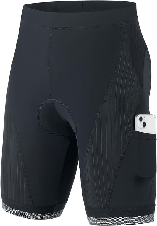 beroy Men's Comfortable Bicycle Cycling Pants, 3D Padded Bike Shorts