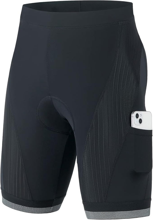 beroy Men's Comfortable Bicycle Cycling Pants, 3D Padded Bike Shorts