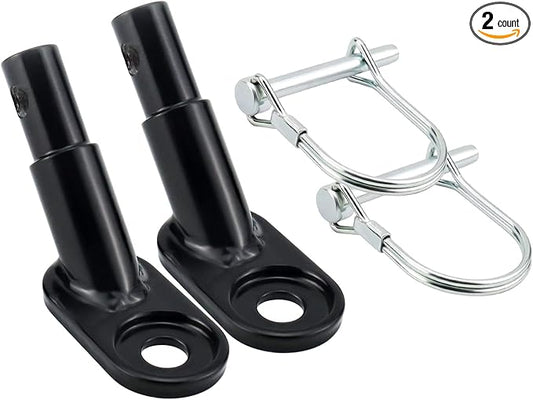 Bike Trailer Hitch Connector Coupler Bicycle Adapter for Children's Trailers,Cargo and Pet Bicycle Trailers,Black Adapter Accessories