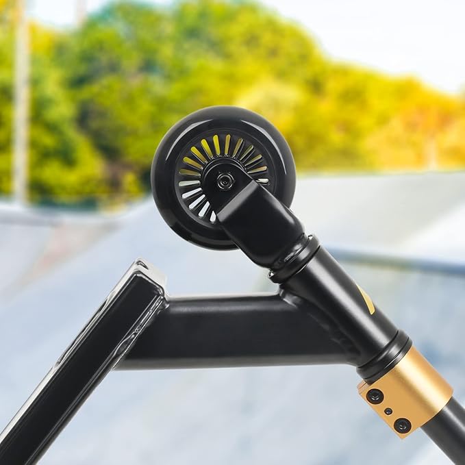 VOKUL S2 Pro Scooters for Kids Age 6-12 | Colorful Stunt Scooter for Beginners Teens | Trick Scooter for BMX Freestyle Tricks (Gold)