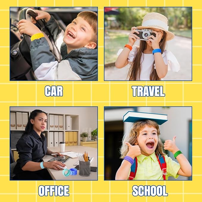 Sensory Fidget Toys Slap Bracelets: 8 Pack Textured Silicone Autism Toys for Kids, Calming Tool for Special Needs, Wearable Anxiety Relief Items for Adults, Office Desk, Travel, Classroom Must Haves