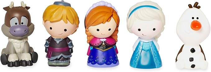 Disney Store Girl's Bath Set (Frozen) - Kids Bath Accessories with Beloved Disney Characters - Colorful and Fun Bath Time Essentials for Kids - Suitable for All Ages