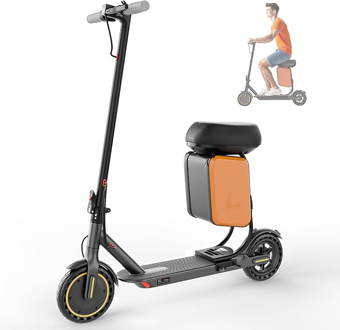 Electric Scooter - 8.5"/10" Solid Tire, Powerful 350W/500W Motor, Top Speed 19 MPH, Max 16-22 Miles Ranges, Load 265LBS, Aluminum Alloy Frame Foldable Commuting Escooter for Adults & Teens