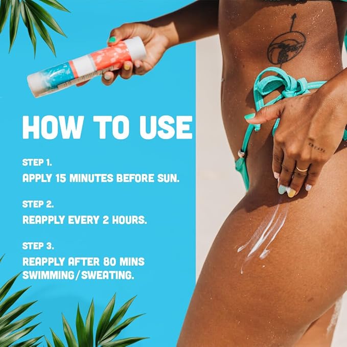 SPF 50 Sunscreen Lotion 8oz - Reef Act Compliant no 67 Octinoxate & Oxybenzone Free - Sun Screen Broad Spectrum UVA/UVB - Sunscreen Waterproof and Non-Greasy